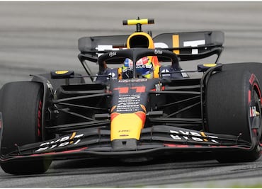 Checo Pérez clasifica noveno para la carrera del GP de Brasil