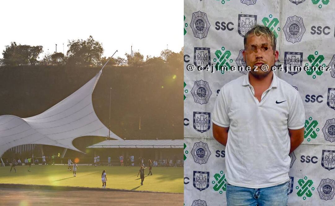 El presunto ladrón de La Cantera de Pumas ya fue capturado. Foto: Especial