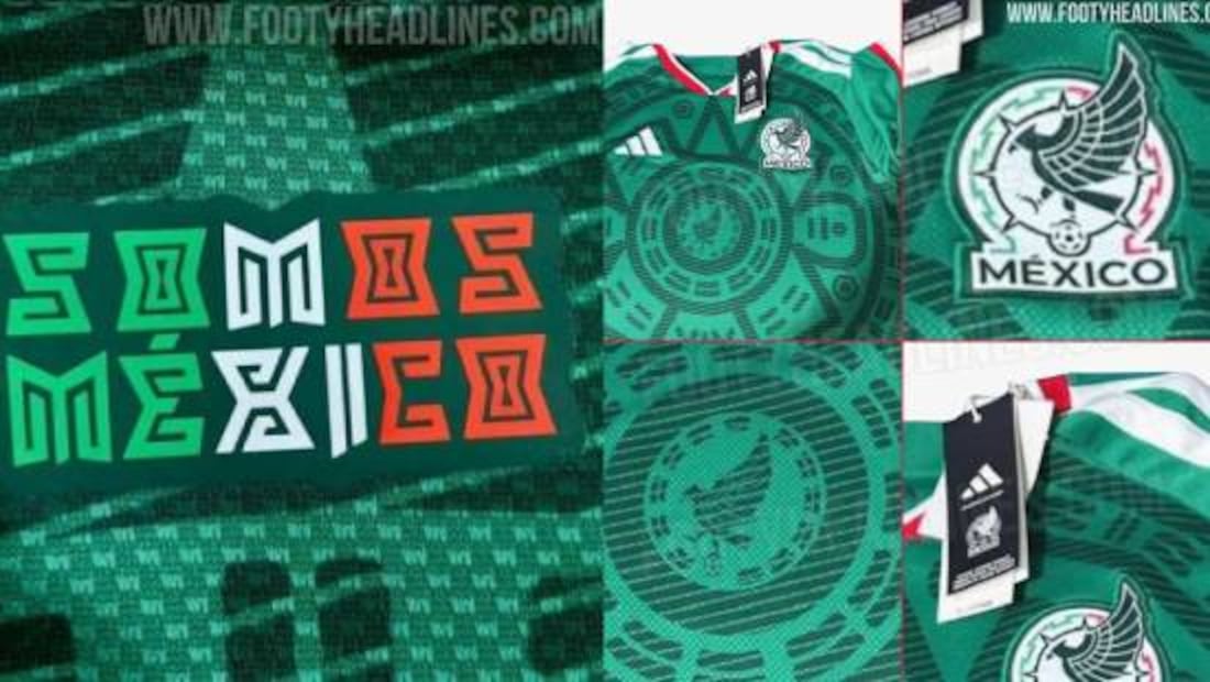 En la parte de la nuca de la playera se puede leer la frase: "Somos México". Foto: Especial