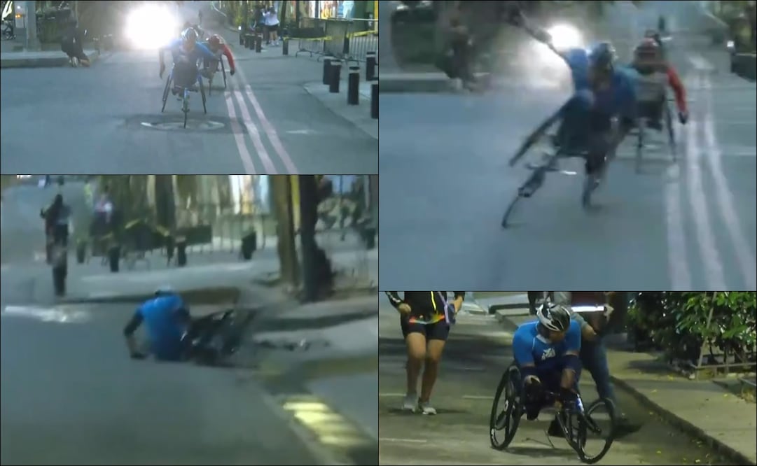 Así fue el accidente que sufrió el deportista Pedro Gandarilla. FOTO: Capturas