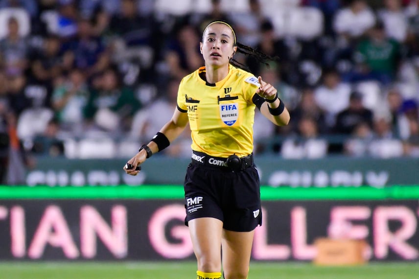 Katia Itzel García, durante un partido del Clausura 2026 de la Liga MX - Foto: Imago7
