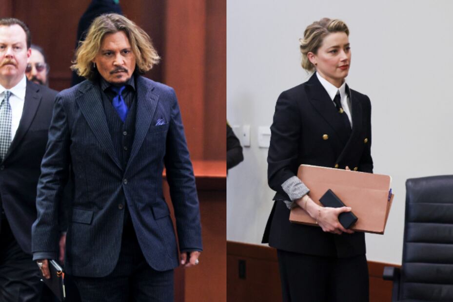 Johnny Depp, Amber Heard y las teorías sobre sus outfits en el juicio