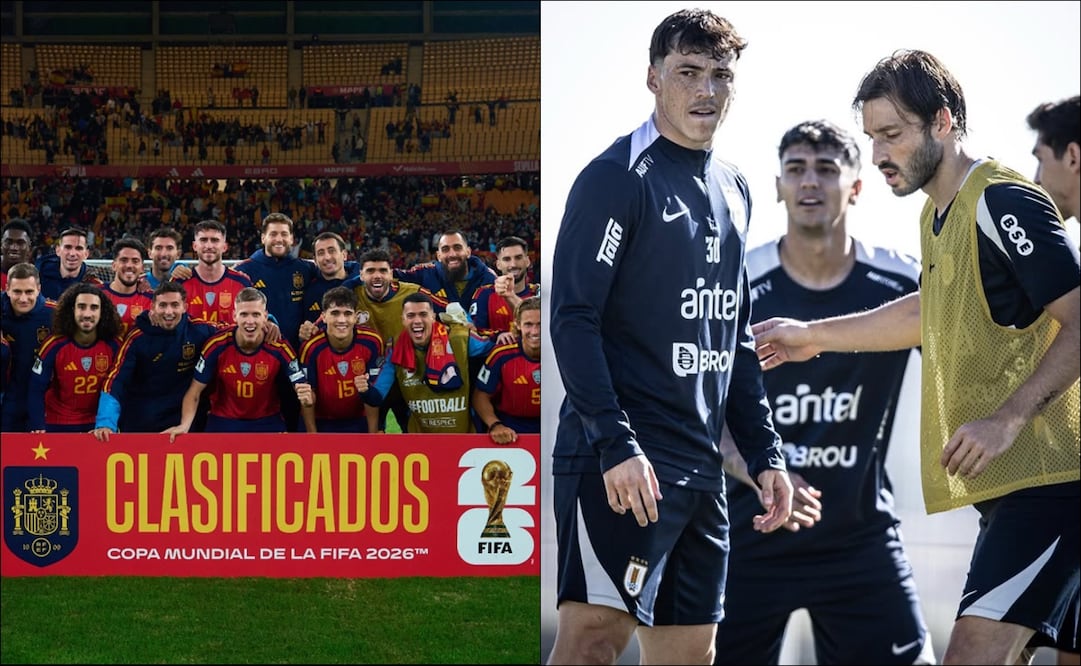 Históricos de Uruguay anticipan un duro choque ante España en el Estadio Guadalajara. FOTOS: Especiales