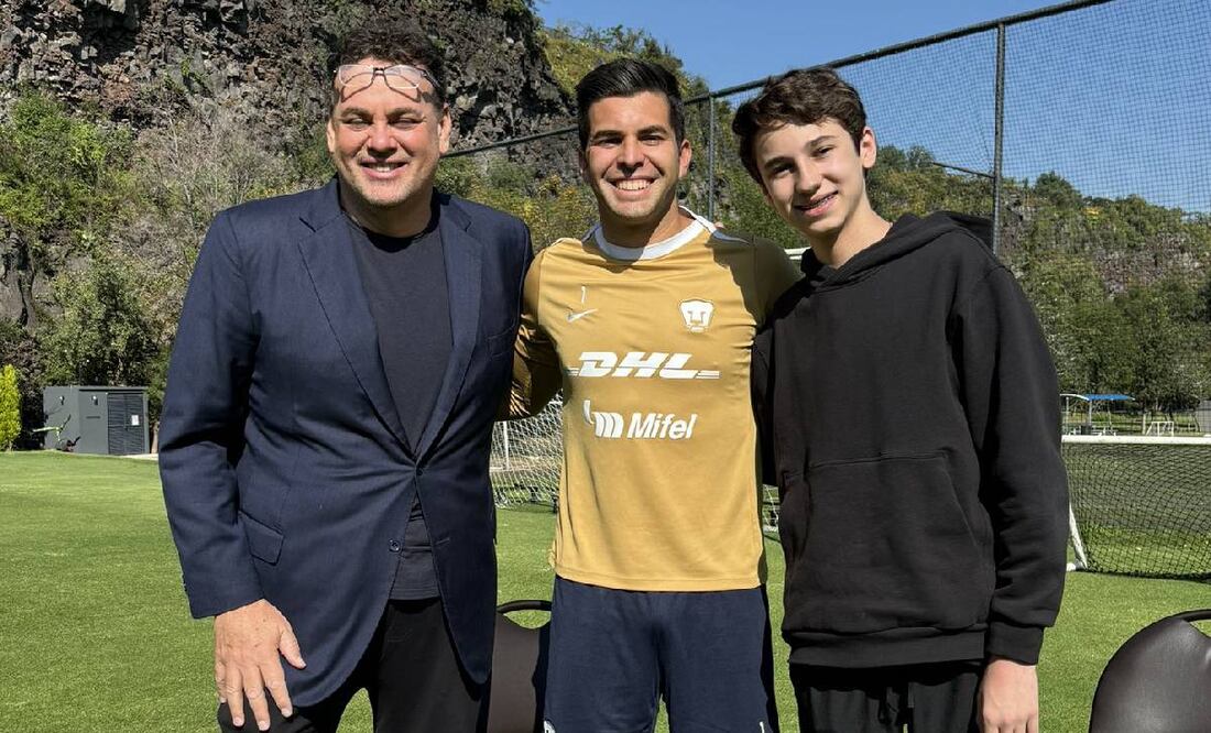 David Faitelson presumió en redes sociales que André Marín Jr. entrevistó a Julio González. Foto: @DavidFaitelson_