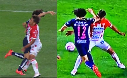 ¿Era de roja? Chino Huerta fue expulsado en el arranque del partido de Necaxa en polémica jugada