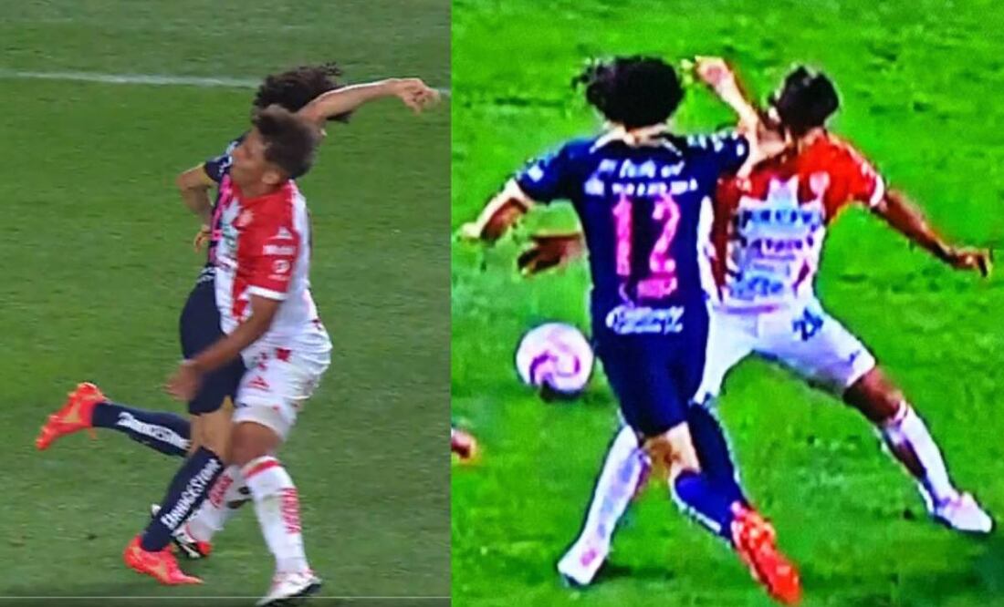 El Chino Huerta fue expulsado ante Necaxa por una supuesta agresión a un rival. Foto: Especial