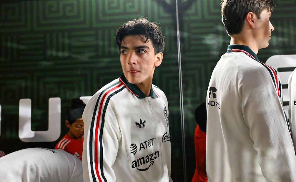 Gilberto Mora en el previo del juego amistoso entre México y Colombia / Foto: Imago7