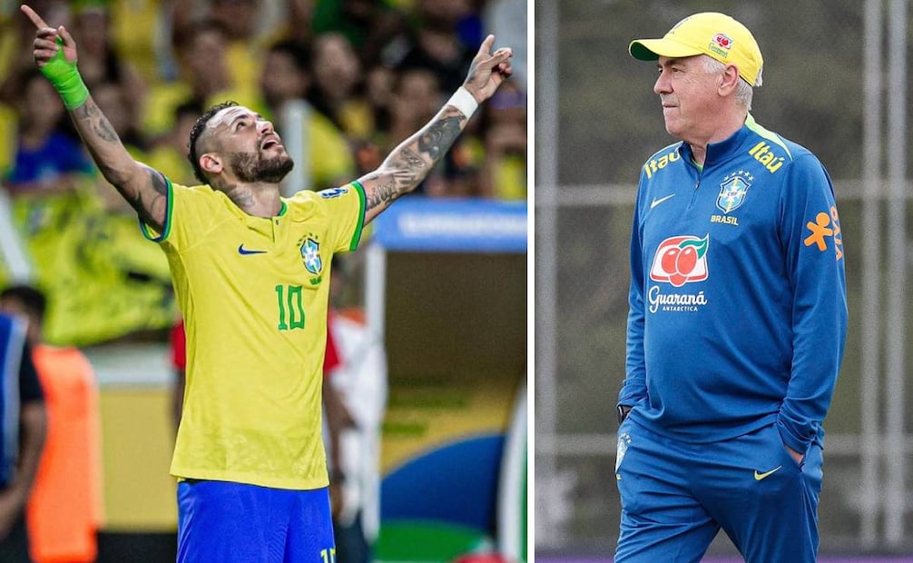 Neymar es una pieza clave de Carlo Ancelotti en Brasil para la Copa del Mundo de 2026. Foto: Especial