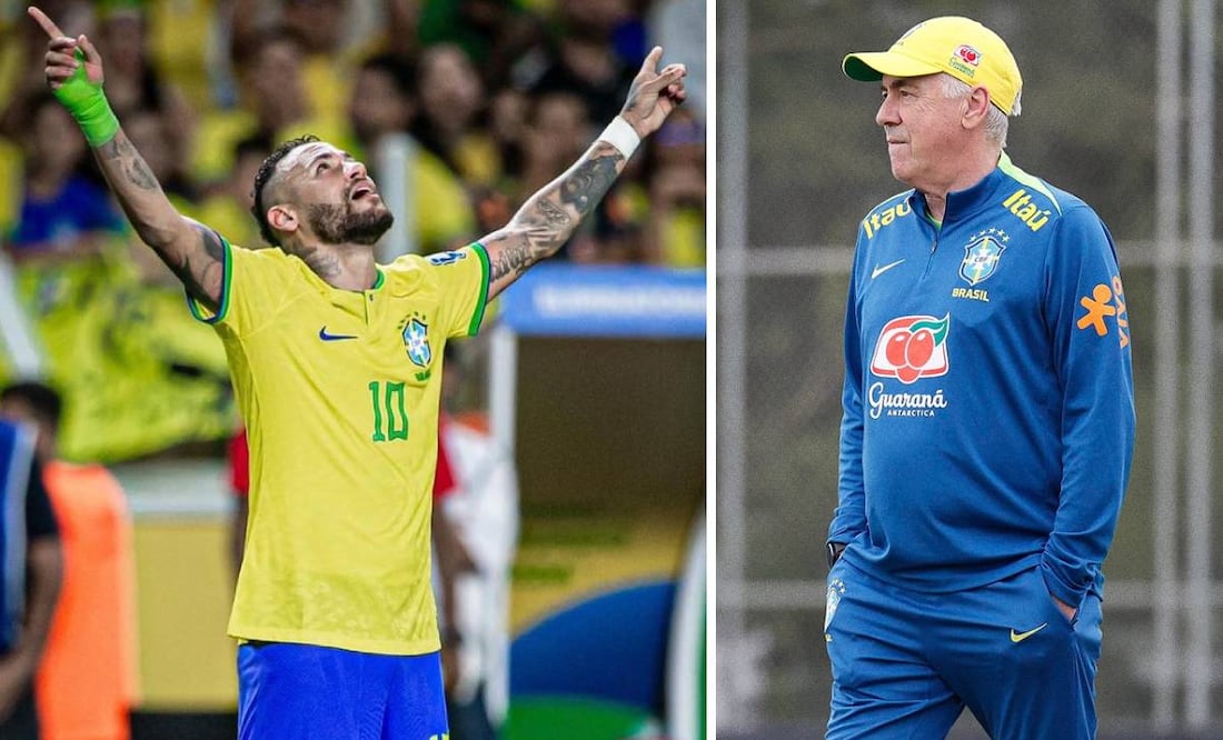 Neymar es una pieza clave de Carlo Ancelotti en Brasil para la Copa del Mundo de 2026. Foto: Especial