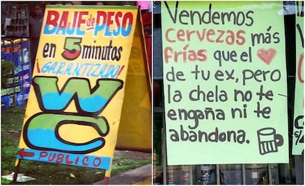 10 letreros callejeros que son “joyas” de la mercadotecnia