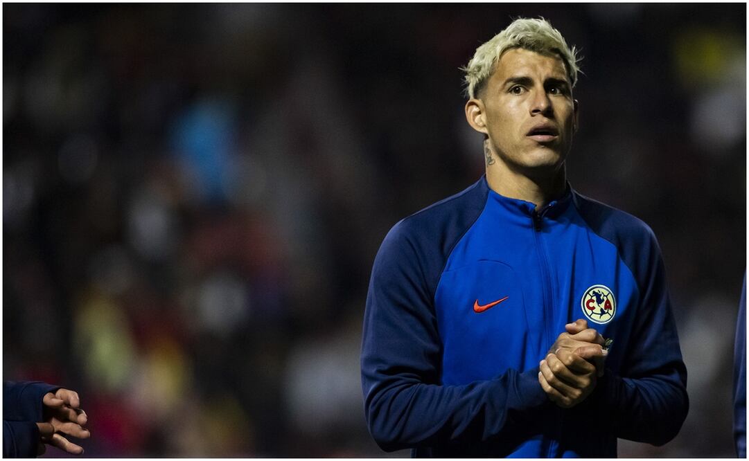 Cristian Calderón en su debut con América ante Xolos / FOTO: Imago7