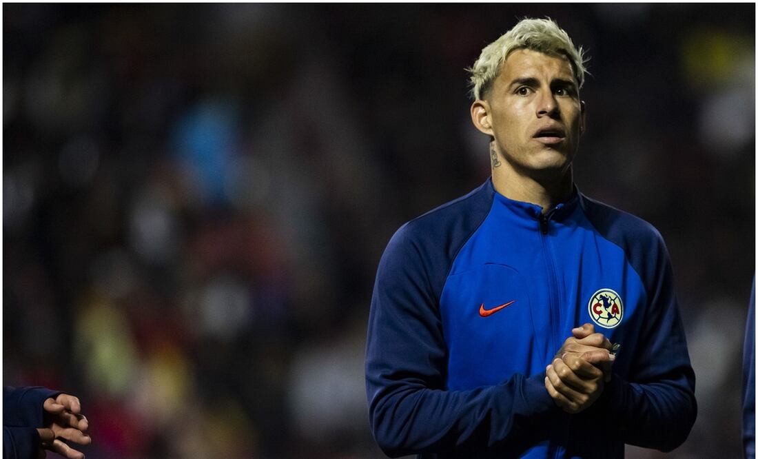 Cristian Calderón en su debut con América ante Xolos / FOTO: Imago7