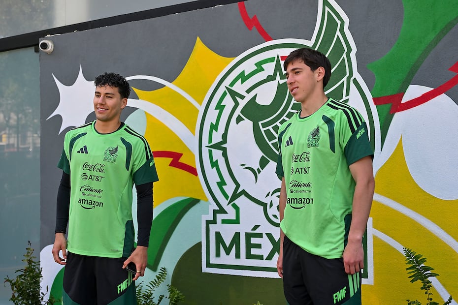 Jorge Sánchez y Mateo Chávez en la concentración de la Selección Mexicana, rumbo a la Copa del Mundo de 2026 - Foto: Imago7