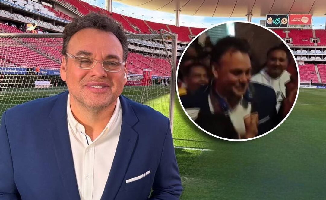 David Faitelson reaccionó tras la agresión que sufrió a la salida del Estadio Akron luego del partido Chivas vs América. FOTO: @david_faitelson / Captura