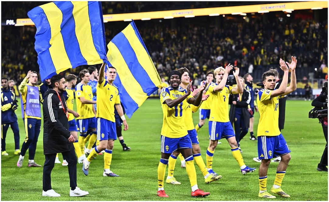 Suecia clasifica al Mundial 2026 Foto: EFE