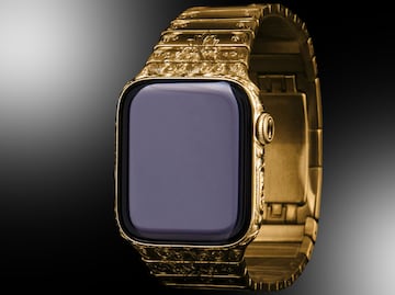 Así es el lujoso Apple Watch bañado en oro de 24 kilates