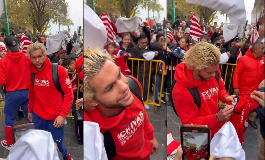 El idioma no ha sido un impedimento para que Cowell atienda a los aficionados de las Chivas. Foto: Especial