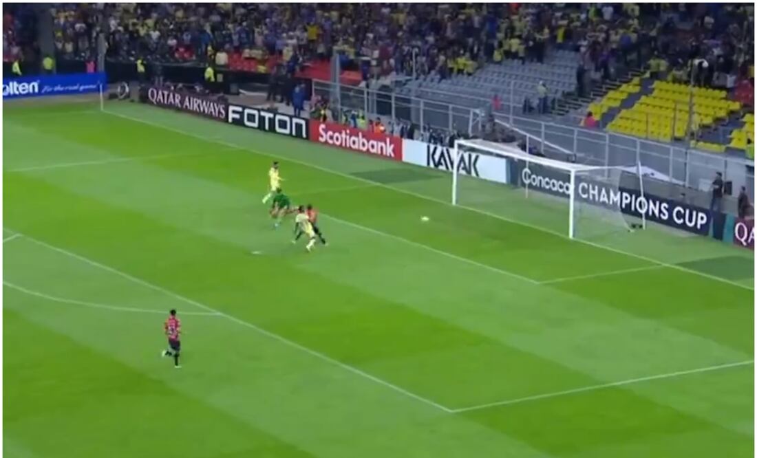 Autogol Alan Mozo ante América por Concachampions / FOTO: Captura