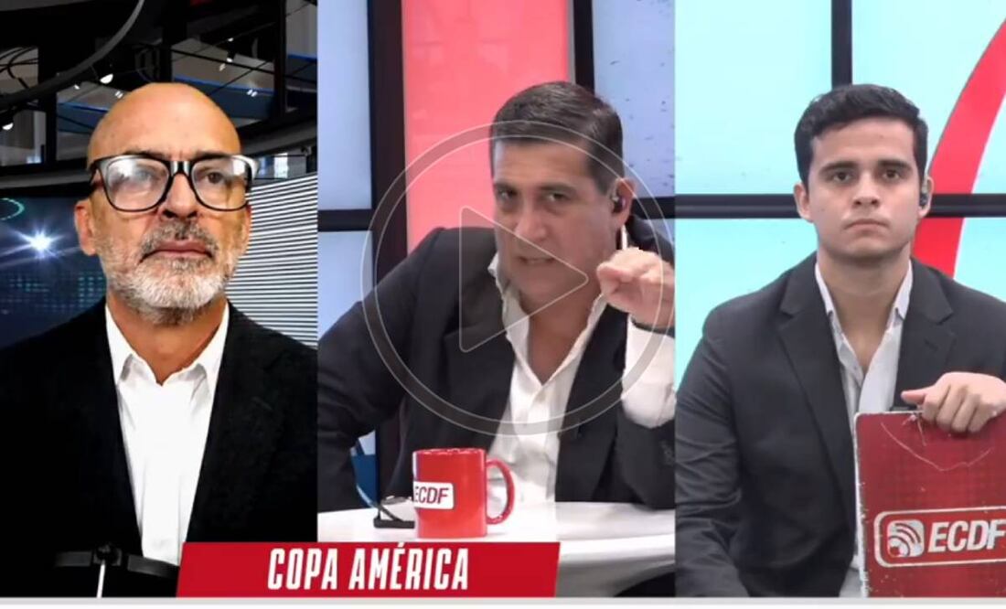 En el programa  ‘El Canal del Futbol’, un comentarista ecuatoriano reventó a la Selección Mexicana. Foto: Especial