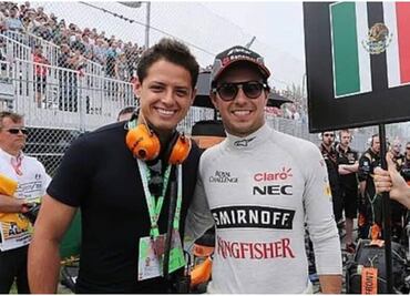 ¡De leyenda a leyenda! 'Checo' Pérez felicitó a Chicharito por su regreso a Chivas