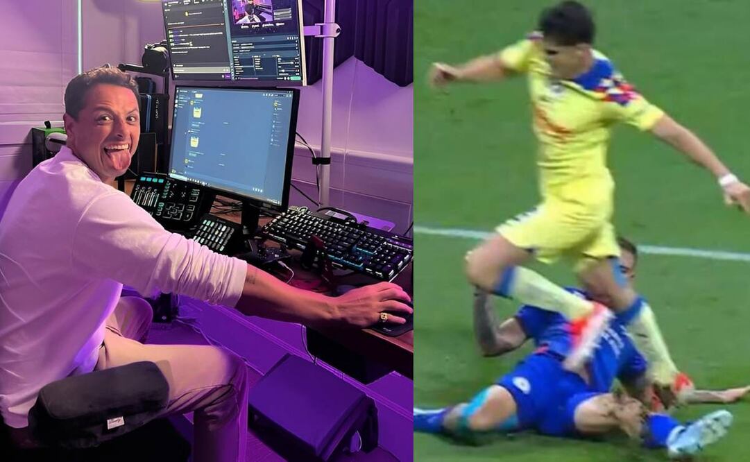 El Chicharito Hernández, mientras jugaba Warzone, se burló del penalti que le regalaron al América. Foto: Especial