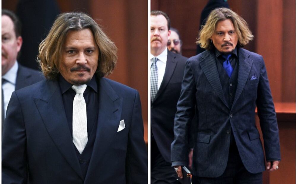 El antes y después de Johnny Depp en el juicio contra Amber Heard