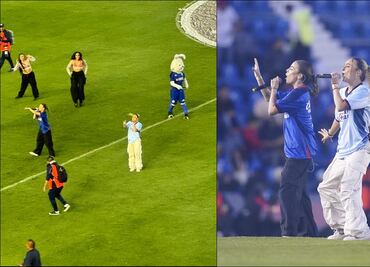 Las Prez pusieron el ambiente en el medio tiempo del duelo entre Cruz Azul y Atlas