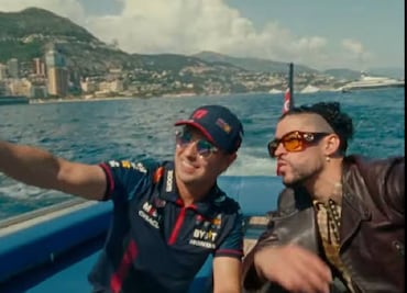 Checo Pérez y Al Pacino protagonizan el nuevo video de Bad Bunny
