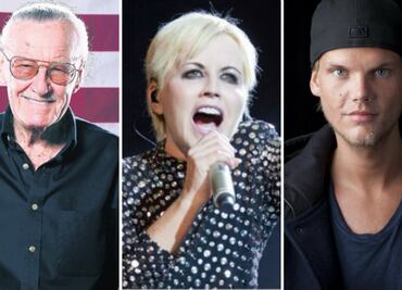 Más de 10 muertes que nos sorprendieron en 2018