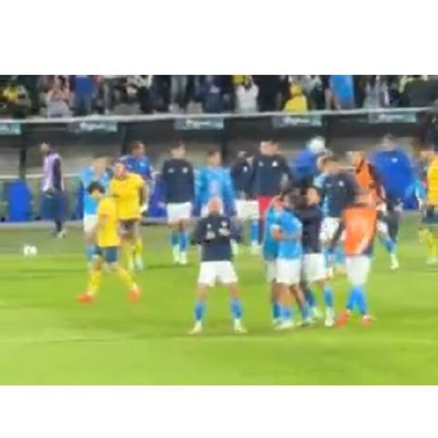 Rotondi le dedicó este festejo a la afición del América. Foto: Especial
