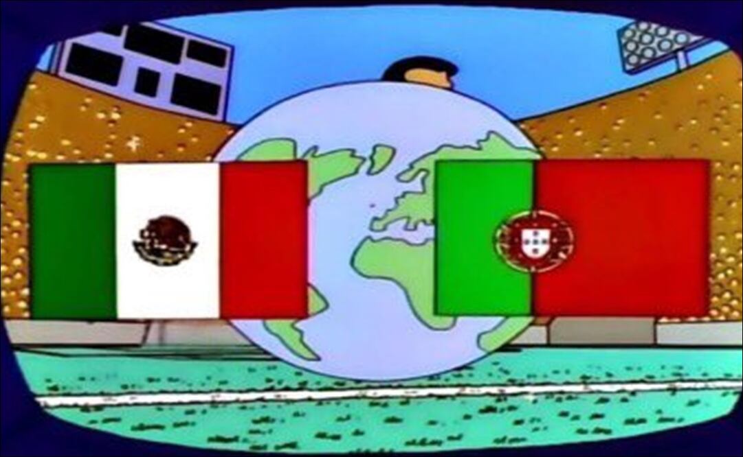 Los Simpson predijeron que México disputaría la final del Mundial ante Cristiano Ronaldo / FOTO: @XaviSol_