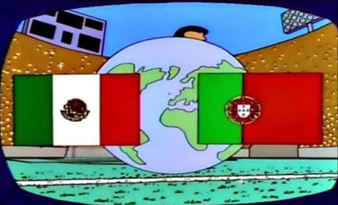Los Simpson predijeron que México disputaría la final del Mundial ante Cristiano Ronaldo / FOTO: @XaviSol_