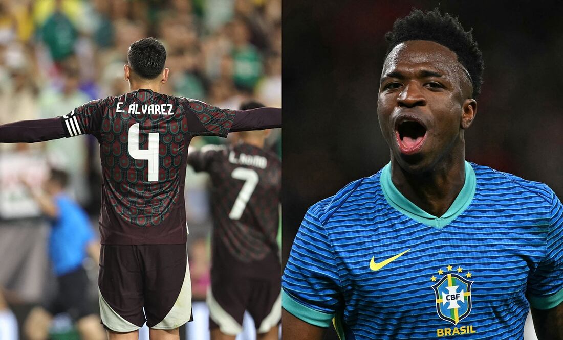Edson Álvarez y Vinícius Júnior - Fotos: AFP