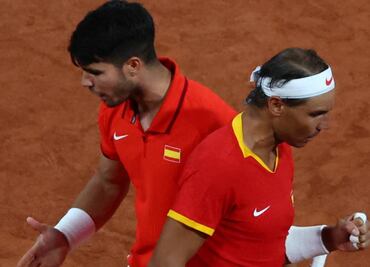 Rafael Nadal y Carlos Alcaraz brillan con su primera victoria en Paris 2024