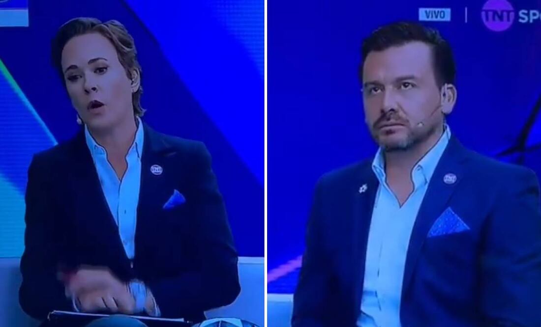 Mientras Marion Reimers realizaba sus comentarios, Omar Zerón hizo varios gestos de desaprobación. Foto: Especial