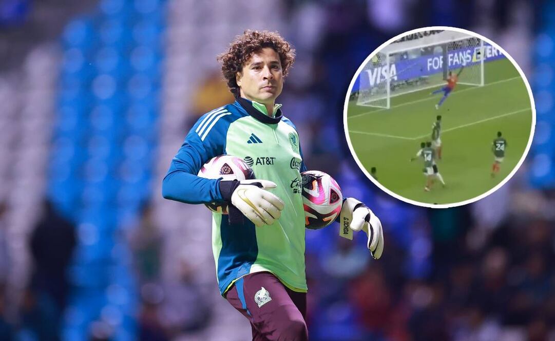 Guillermo Ochoa 'ninguneó' el gol de Enzo Fernández en el partido de México vs Argentina en el Mundial de Qatar 2022. FOTO: Imago7 / Captura