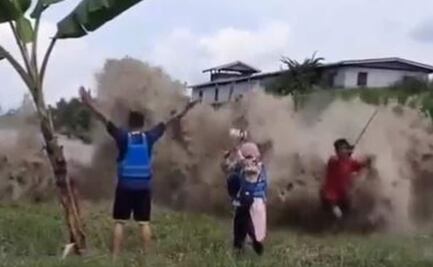 La verdad detrás del supuesto video viral del tsunami en Tonga