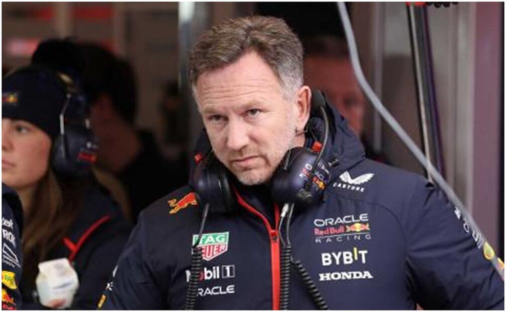 Christian Horner en el paddock de Red Bull en una GP de Fórmula 1 / FOTO: AP