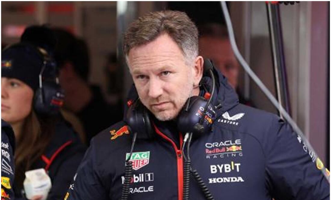 Christian Horner en el paddock de Red Bull en una GP de Fórmula 1 / FOTO: AP