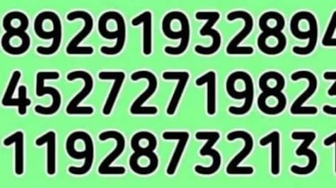 Solo una mente con un alto coeficiente puede encontrar el número 139 en solo 4 segundos