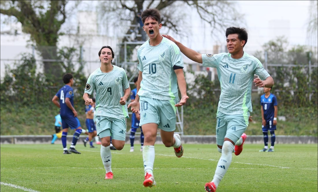 La Selección Mexicana Sub-17 consiguió su pase al Mundial de Qatar 2025 al igualar con Nicaragua / FOTO: Imago7