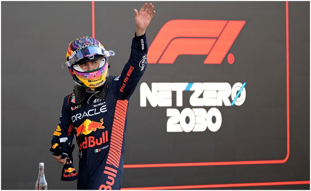 Checo Pérez en la Qualy del GP de México / FOTO: AFP