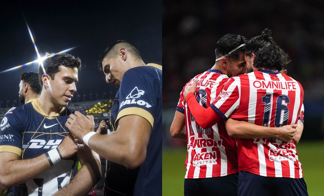 Pumas y Chivas durante el Apertura 2024 - Fotos: Imago7