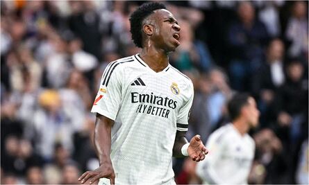 Vinicius Jr con una falla gigante en la derrota del Real Madrid