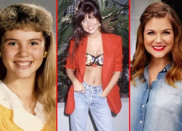 El antes y después de Tiffani Amber Thiessen de “Salvados por la campana”