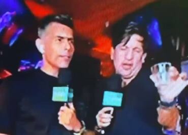 Oswaldo Sánchez y Kikin Fonseca son reventados por estar pasados de copas en programa de Televisa