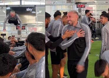 Héctor Herrera ya tuvo su primer entrenamiento como Diablo y así lo recibieron sus compañeros