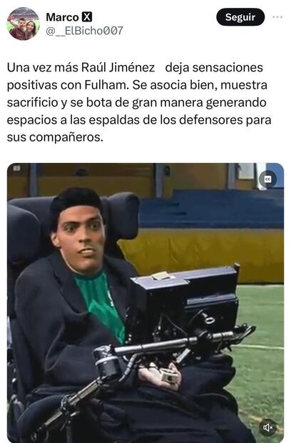 Tweets Raúl Jiménez
