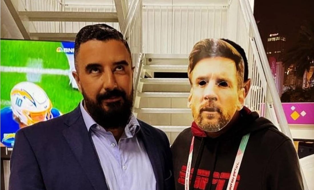 Álvaro Morales casi pierde su trabajo en 2022 por estar criticando a Messi en un programa argentino de ESPN. Foto: @alvaritomorales