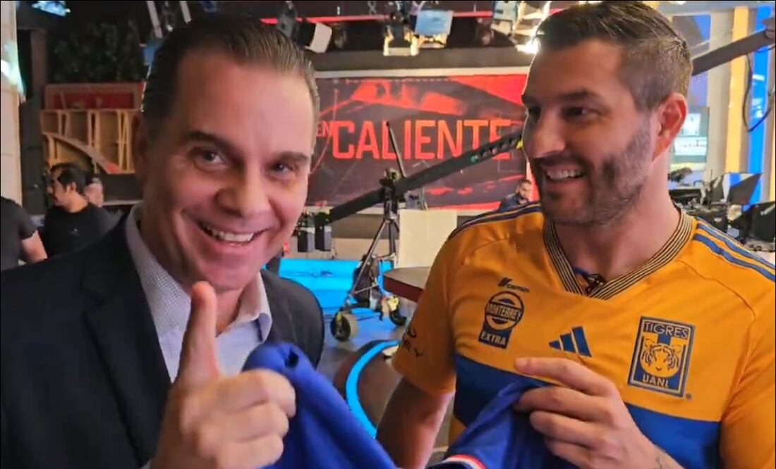 Gignac queda impactado con la pronunciación del idioma francés de Martinoli. FOTO: Captura